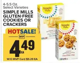 Food Lion Simple Mills gluten-free cookies or crackers offer