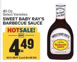 Food Lion Sweet Baby Ray's Barbecue Sauce offer