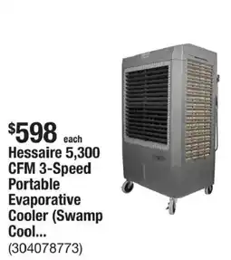 The Home Depot Hessaire portable evaporative cooler offer