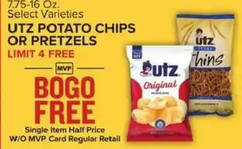Food Lion Utz potato chips or pretzels offer