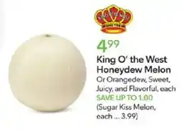 Publix King O' the West Honeydew Melon offer