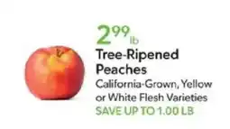Publix Tree-Ripened Peaches offer