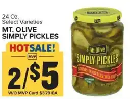 Food Lion Mt. Olive simply pickles offer
