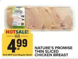 Food Lion Nature's Promise thin sliced chicken breast offer