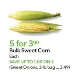 Publix Bulk Sweet Corn offer