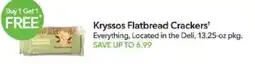 Publix Kryssos Flatbread Crackers offer