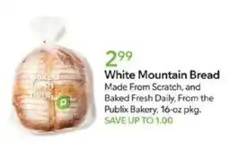 Publix Publix Bakery White Mountain Bread offer