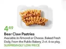 Publix Publix Bakery Bear Claw Pastries offer