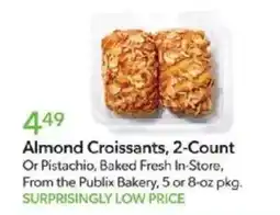 Publix Publix Bakery Almond Croissants offer