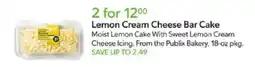 Publix Publix Bakery Lemon Cream Cheese Bar Cake offer