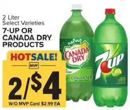Food Lion 7-up or canada dry products offer