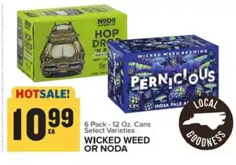 Food Lion Wicked Weed or Noda offer