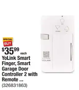 The Home Depot Yolink smart finger, smart garage door controller 2 with remote offer