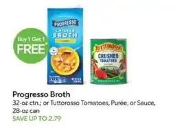 Publix Progresso Broth offer