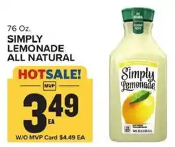 Food Lion Simply Lemonade offer
