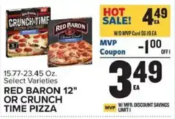 Food Lion Red Baron 12" or Crunch Time Pizza offer