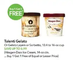 Publix Talenti Gelato offer
