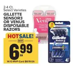 Food Lion Gillette Sensor3 or Venus Disposable Razors offer