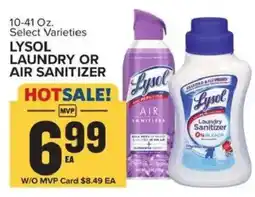 Food Lion Lysol laundry or air sanitizer offer