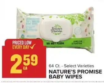 Food Lion Nature's Promise Baby Wipes offer