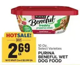 Food Lion Purina Beneful wet dog food offer