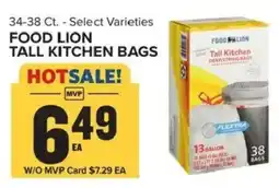 Food Lion Food Lion tall kitchen bags offer