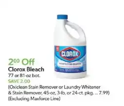 Publix Clorox bleach offer