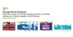 Publix Georgia Pacific Products Angel Soft or Quilted Northern or Brawny or Sparkle offer