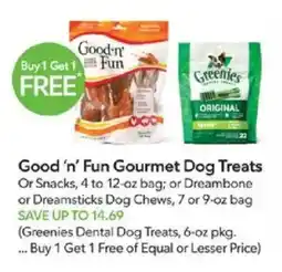 Publix Good 'n' Fun Gourmet Dog Treats offer