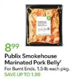 Publix Publix Smokehouse Marinated Pork Belly offer