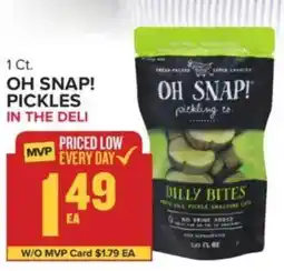Food Lion Oh Snap! Pickles offer