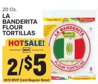 Food Lion La banderita flour tortillas offer
