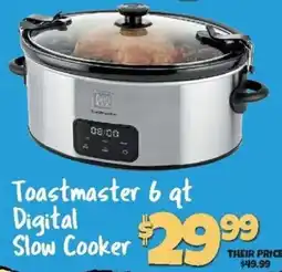 Big Lots Toastmaster digital slow cooker offer