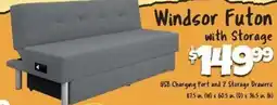Big Lots Windsor Futon with Storage offer