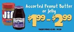 Big Lots Assorted Peanut Butter or Jelly offer