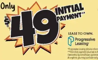 Big Lots Progressive Leasing lease to own offer
