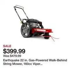 Tractor Supply Company Earthquake 22 in. Gas-Powered Walk-Behind String Mower offer