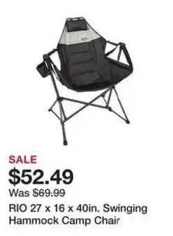 Tractor Supply Company Rio swinging hammock camp chair offer