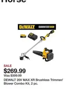 Tractor Supply Company DeWalt 20v Max Xr Brushless Trimmer/Blower Combo Kit offer