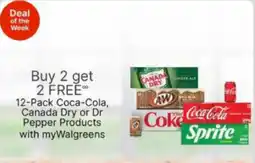 Walgreens Coca-Cola, Canada Dry or Dr Pepper Products offer