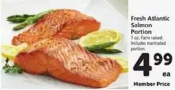 Vons Fresh Atlantic Salmon Portion offer