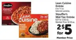 Vons Stouffer's Lean Cuisine Entrée offer