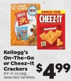 Sentry Kellogg's On-The-Go or Cheez-It Crackers offer