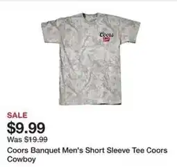 Tractor Supply Company Coors Banquet Men's Short Sleeve Tee Coors Cowboy offer