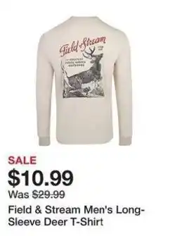 Tractor Supply Company Field & Stream Men's Long-Sleeve Deer T-Shirt offer