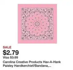 Tractor Supply Company Carolina Creative Products Hav-A-Hank Paisley Handkerchief/Bandana offer