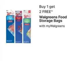 Walgreens Walgreens Food Storage Bags offer