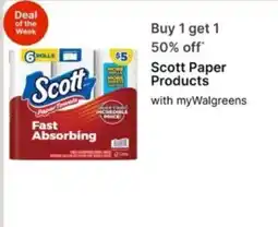 Walgreens Scott Paper Towels offer