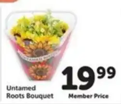 Vons Untamed Roots Bouquet offer