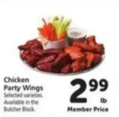 Vons Chicken Party Wings offer